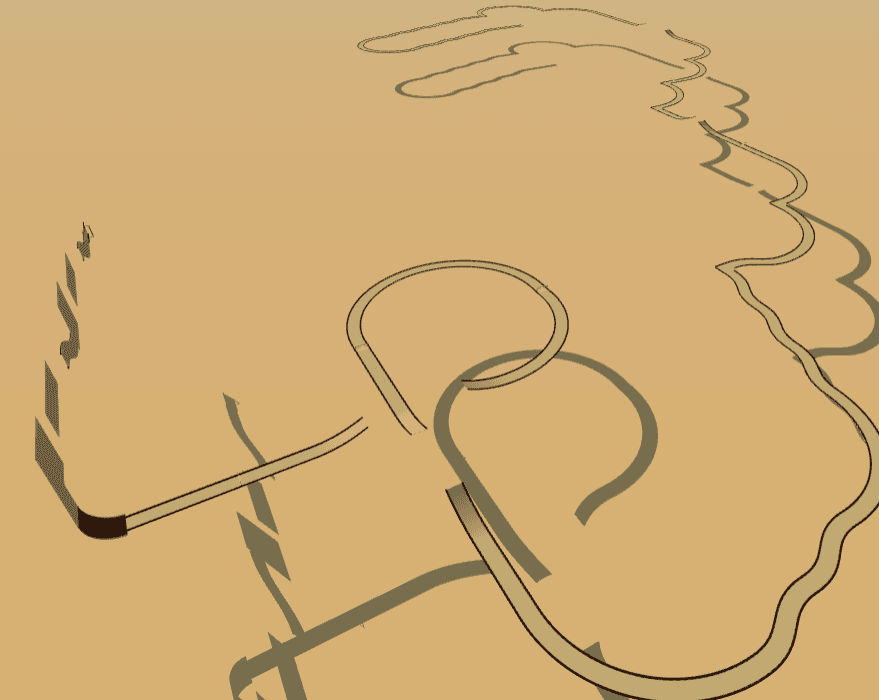 Hell - Kacky Tracks, Technical custom racing track